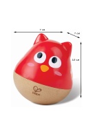 E0112_HP Музыкальная игрушка "Неваляшка" Совенок, красный, фото 1 E0112_HP Музыкальная игрушка "Неваляшка" Совенок, красный, фото 1