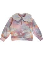 T6PT-AW23/PRINT Свитшот Raspberry Plum девочки, фото 1