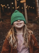 W23-1024/FERN GREEN Шапка SPROET & SPROUT мал-дев, фото 2