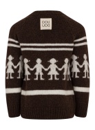 Кардиган (коричневый/белый, 855AV; 2), фото 2