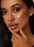 Gold details Переводная татуировка MIAMITATS девочки, фото 2