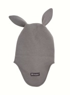 Шапка-шлем Bunny Teddy l.grey 1-2г, фото 3