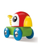E3808_HP Игрушка-каталка «Попугай» свистящий, фото 1 E3808_HP Игрушка-каталка «Попугай» свистящий, фото 1