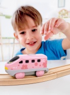 E3787_HP Игрушка "Мой поезд" Локомотив на батарейках, розовый, фото 4