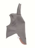 Шапка-шлем Bunny Teddy l.grey 1-2г, фото 4