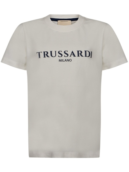 TBA26008TS/OFF-WHITE Футболка TRUSSARDI