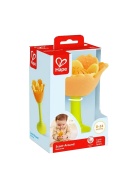 E0137_HP Погремушка "Малышам" Оранжевый цветок, 3в1, фото 1